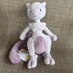 Mewtwo Pokemon Posing Plush Doll Takara Tomy 2013 Japan 11in.super cute